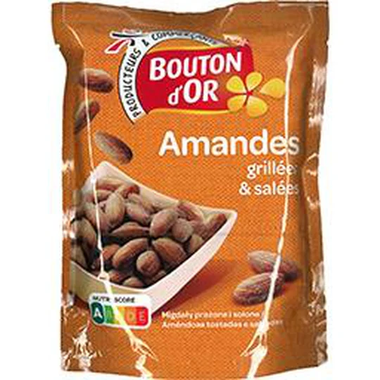 Amandes grillées et salées