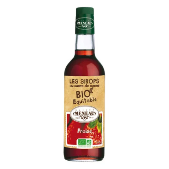 Sirop Fraise Bio Equitable