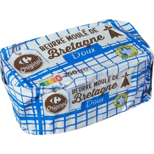 Beurre moulé de Bretagne doux