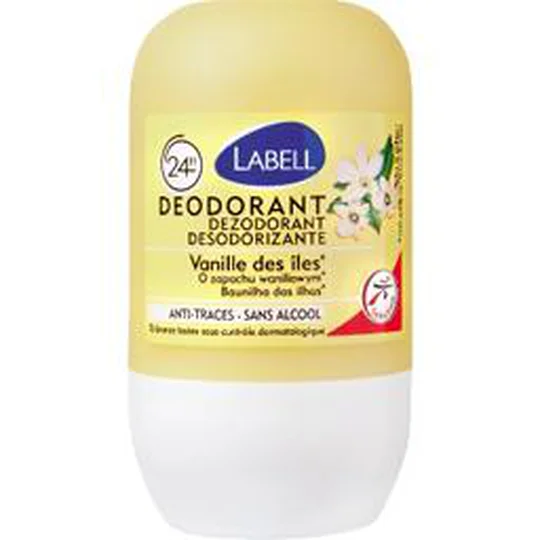 Déodorant 48h sans alcool vanille des îles