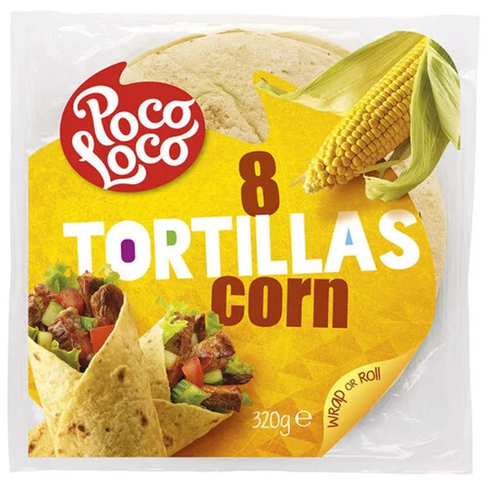 Tortillas corn, de maïs