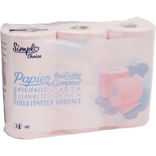 Papier toilette compact
