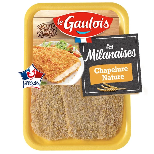 Escalope de dinde Milanaise x2