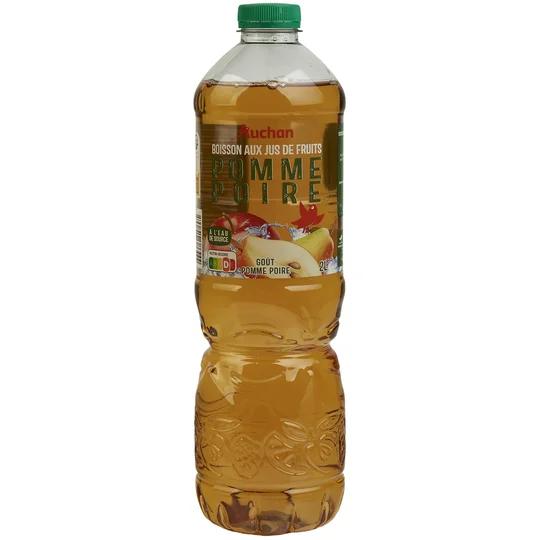 Boisson aux jus de fruits goût pomme poire