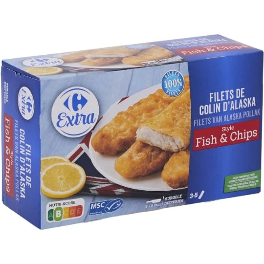 Filets de colin d'Alaska style Fish & Chips