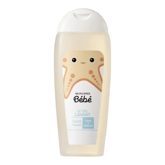 Le gel lavant sans savon bébé