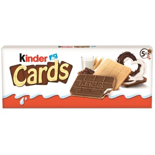 Gaufrettes fourrées au lait et au cacao Cards