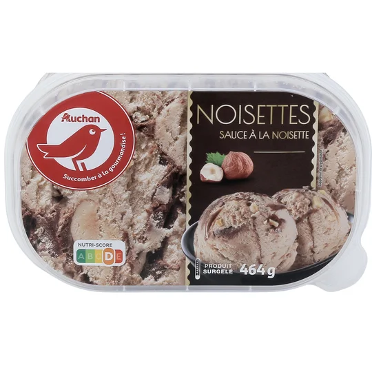 Glace noisettes