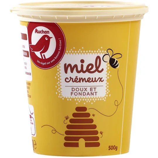 Miel crémeux doux et fondant