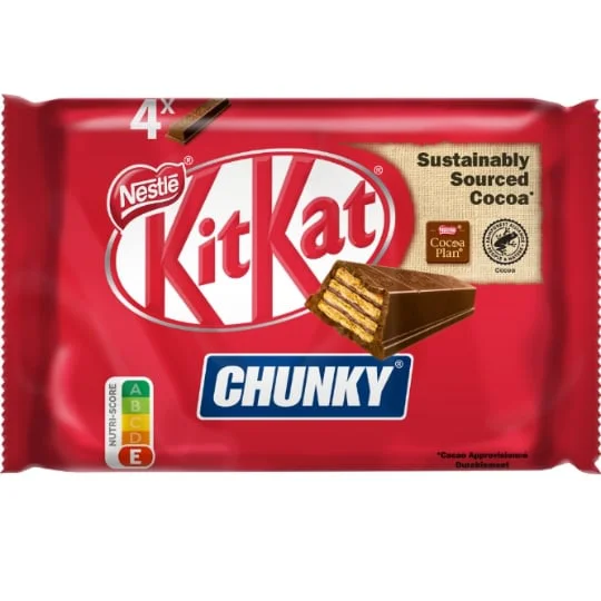 Barres chocolatées Chunky