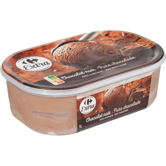 Glace chocolat noir