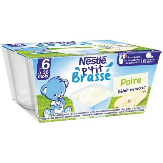 Desserts bébé 6+ mois, poire