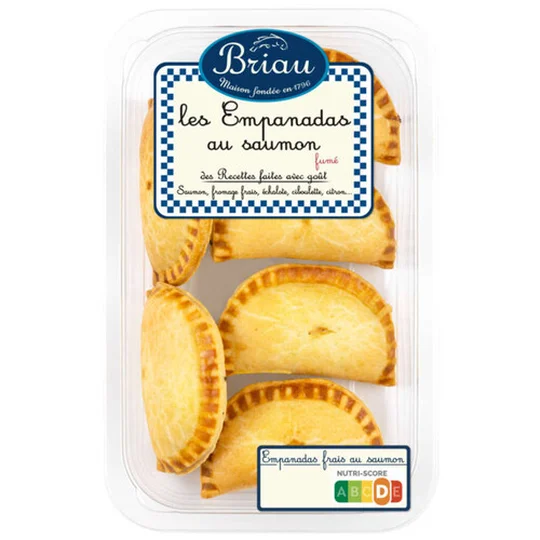 Les empanadas au saumon fumé