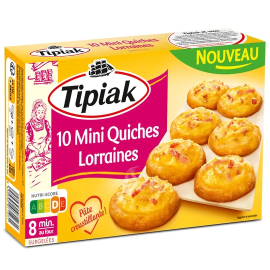 Mini quiches lorraines x10