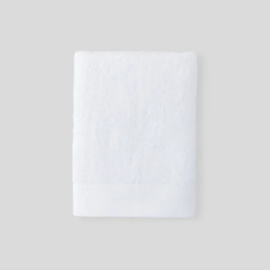Monoprix Maison Serviette De Toilette, Blanc, Coton Bio