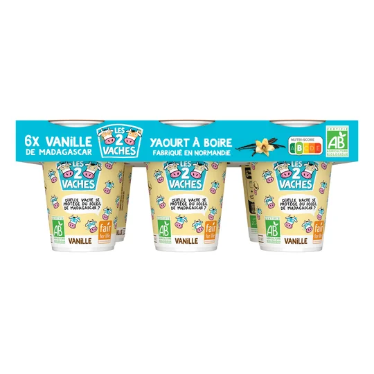 Yaourt à boire bio Vanille