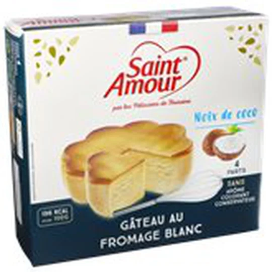 Gâteau fromage blanc St Amour Noix de Coco