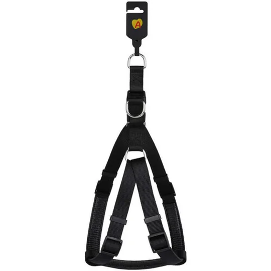 Harnais Basic Confort T1 15mm et 45/57cm pour Chien Noir
