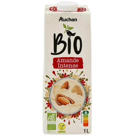 Boisson lait d'amande goût intense