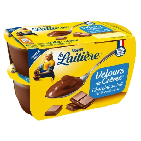 Crème dessert Velours de crème chocolat