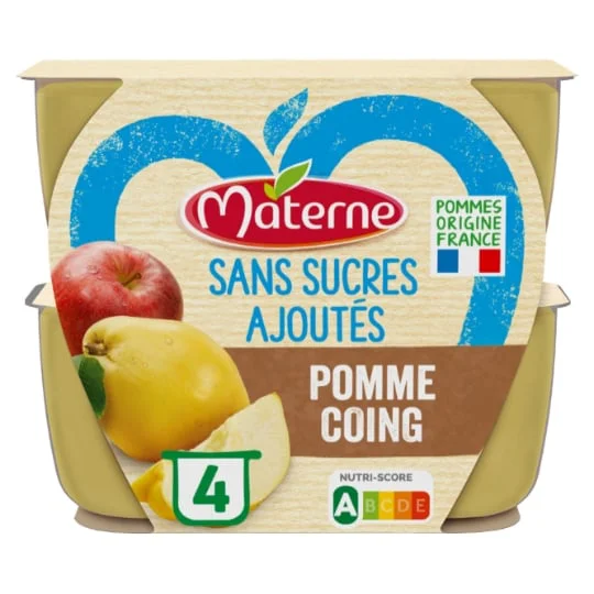 Compote Pomme coing Sans sucre ajoutés