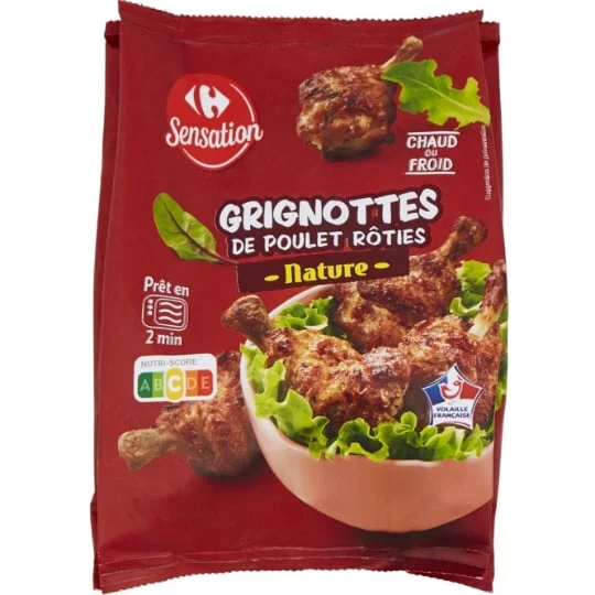 Grignottes de poulet rôties nature