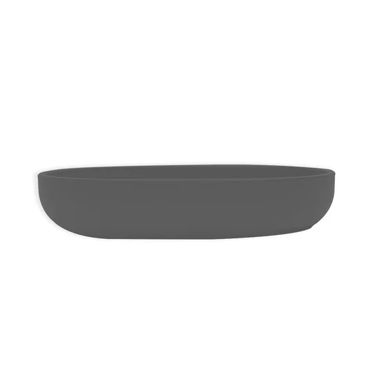 Porte-savon gris