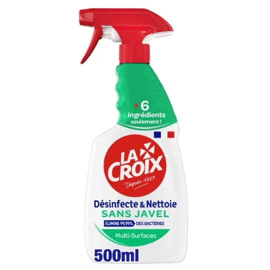 Nettoyant Ménager Multi Surfaces Désinfectant Sans Javel
