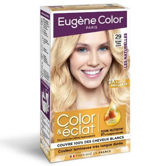 Coloration Permanente blond très clair 29