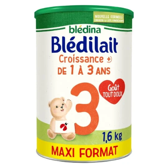Lait bébé en poudre de croissance 3ème âge 1-3 ans