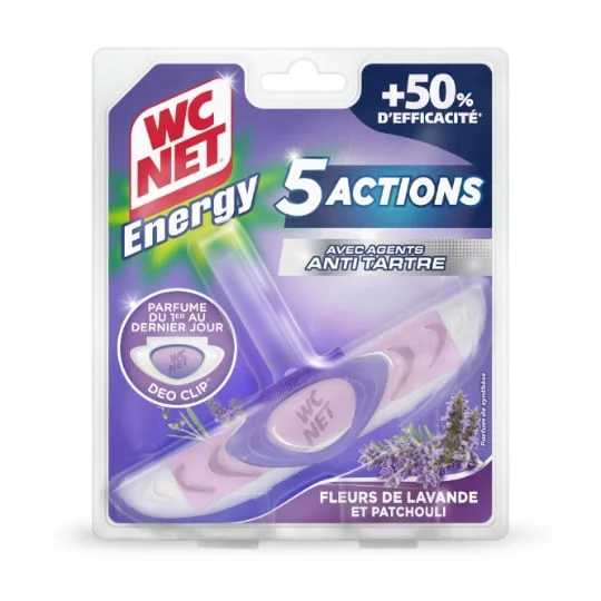 Bloc WC Anti-Tartre Fleurs de Lavande & Patchouli Energy