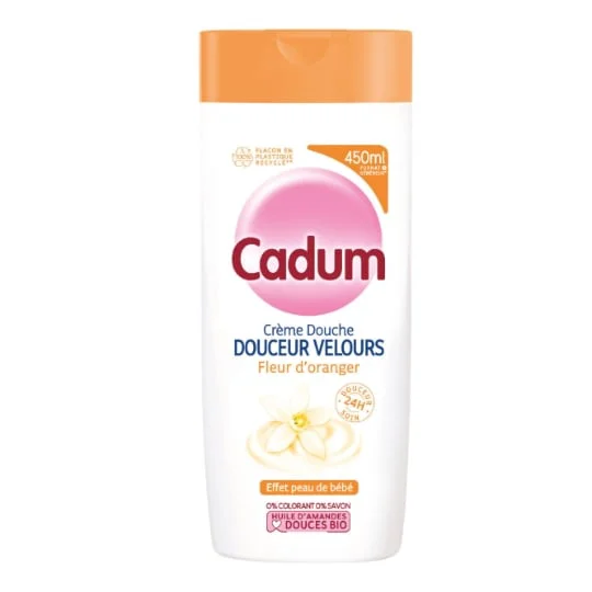 Crème douche douceur velours fleur d'oranger