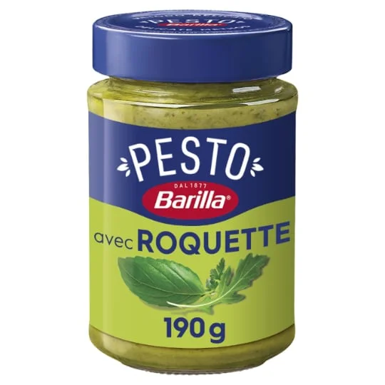 Sauce Pesto au basilic et à la roquette