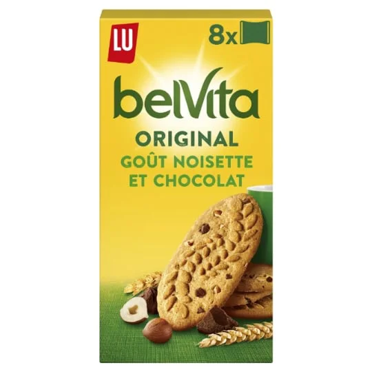 Biscuits petit déjeuner goût noisette et chocolat Original