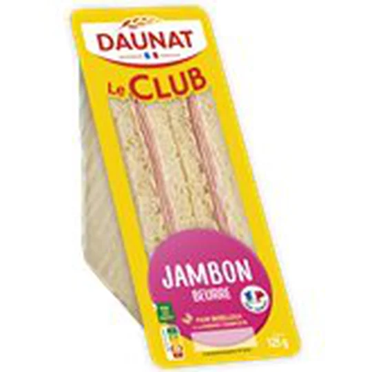 Sandwich Daunat Jambon beurre
