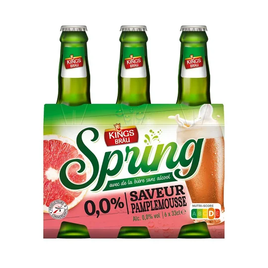 Boisson Spring au jus d'agrume