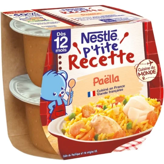 Plat bébé 12+ mois paëlla