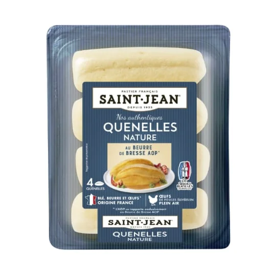 Quenelles nature au beurre de Bresse AOP