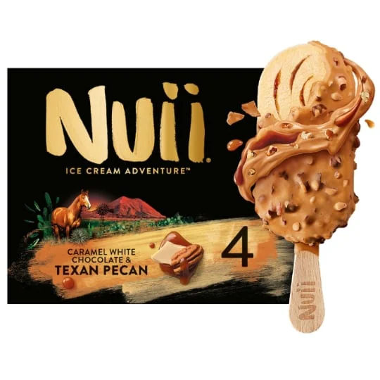 Glace caramel White Chocolate & Texan Pecan