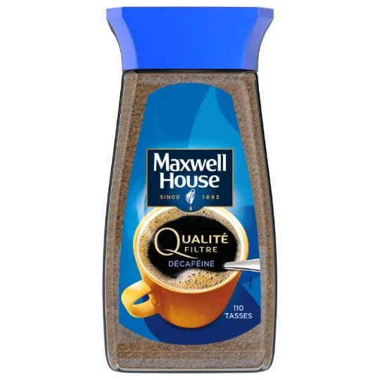 Café soluble qualité filtre décaféiné