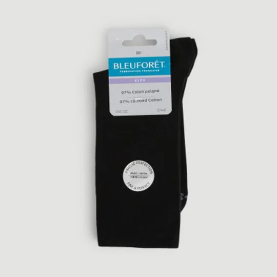 Chaussette Coton Fin noir taille unique