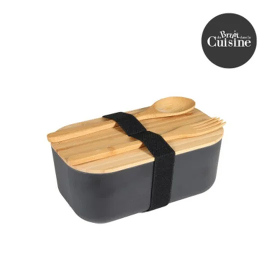 Boîte repas avec couverts