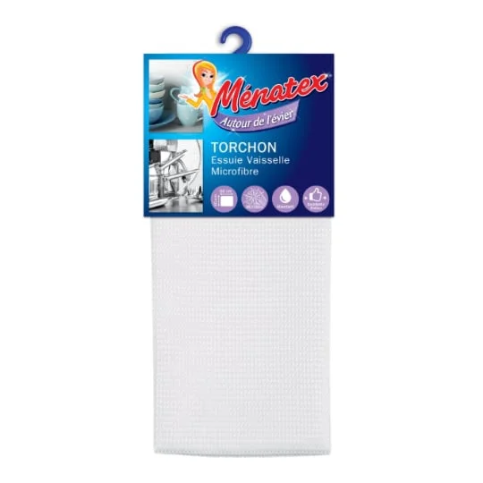 Lavette essuie-vaisselle microfibre