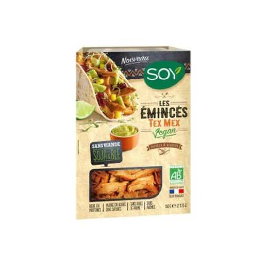 Emincés Tex Mex Vegan Soja & Blé sans Viande Bio
