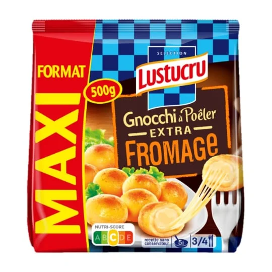 Pâtes Fraîches Gnocchi à Poêler Extra Fromage