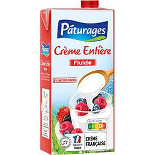 Crème entière fluide 30% MG UHT