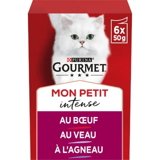 Pâtée pour chat Mon Petit, viandes