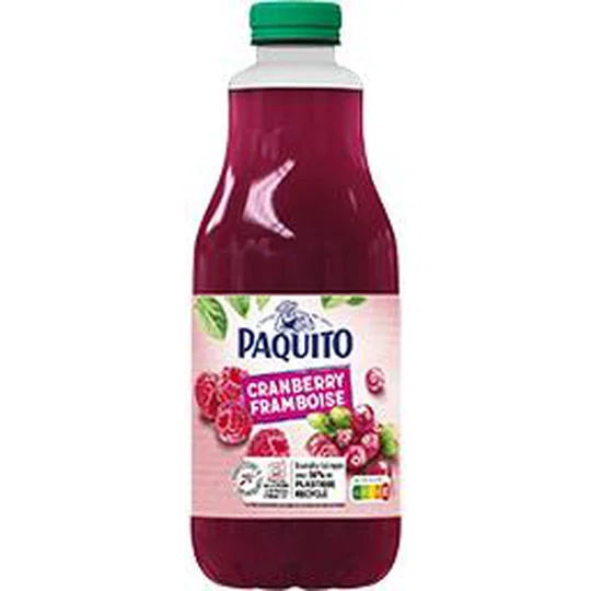 Boisson cranberry framboise