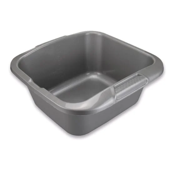 Bassine Carrée gris métal