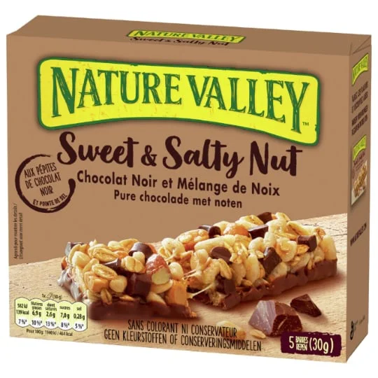 Barres céréales cacahuètes & amandes